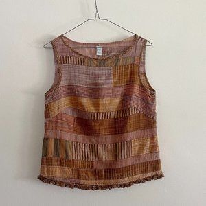 dosa  Cotton Khadi Patchwork Top M